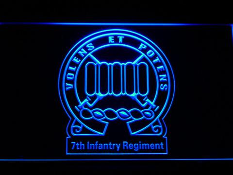 US Army 7th Infantry Regiment LED Neon Sign